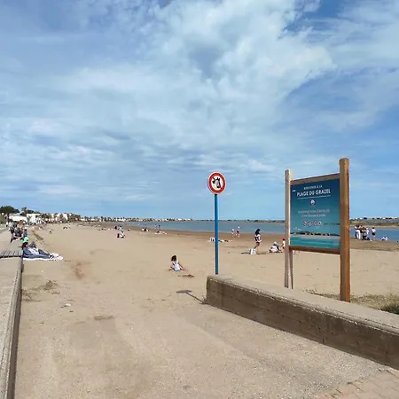 Vue 2/3 Pers à 50m Grazel, Parking Sécurisé - Fr-1-796-47 Appartamento Gruissan